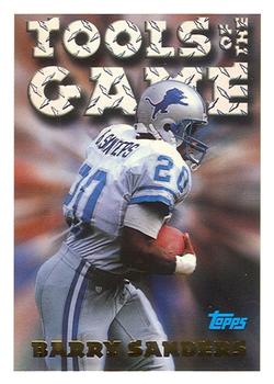 Barry Sanders Detroit Lions 1994 Topps NFL Tools of the Game #542